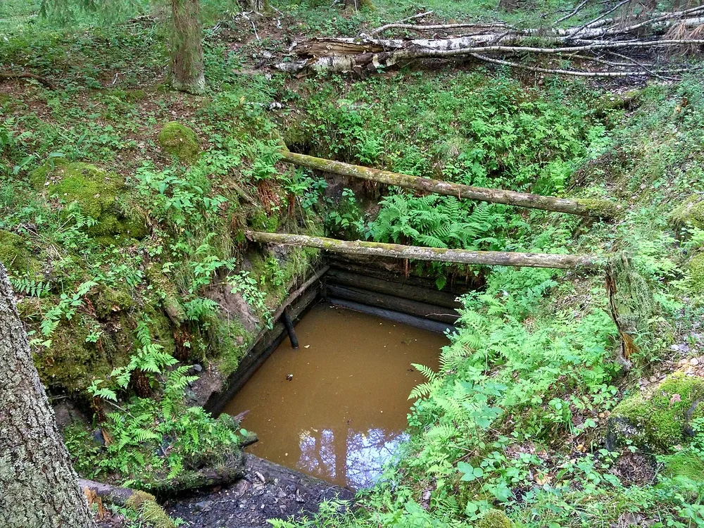 Шахты Питякаранты. Затопленный ствол шахты Герберц-1