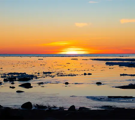 Питкярантский пляж на заливе Келиоянсуу